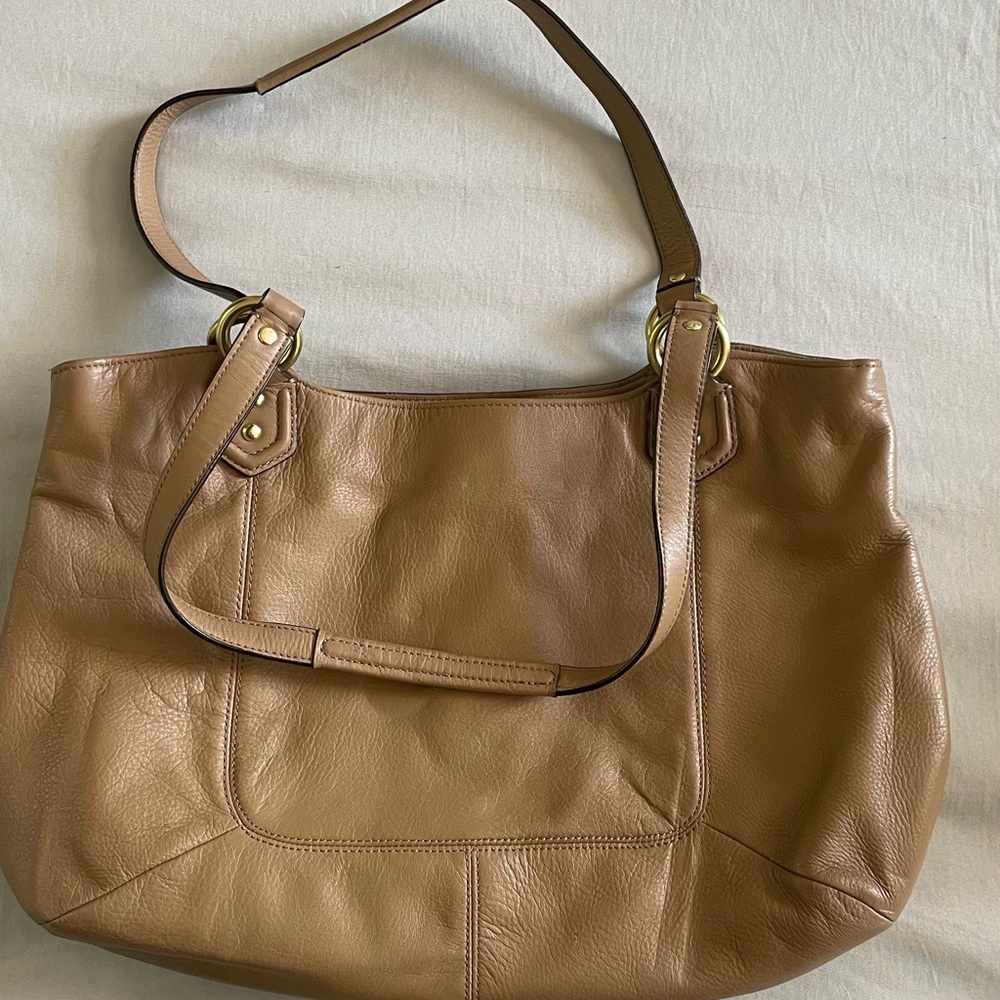 Coach Leather Tote Bag
